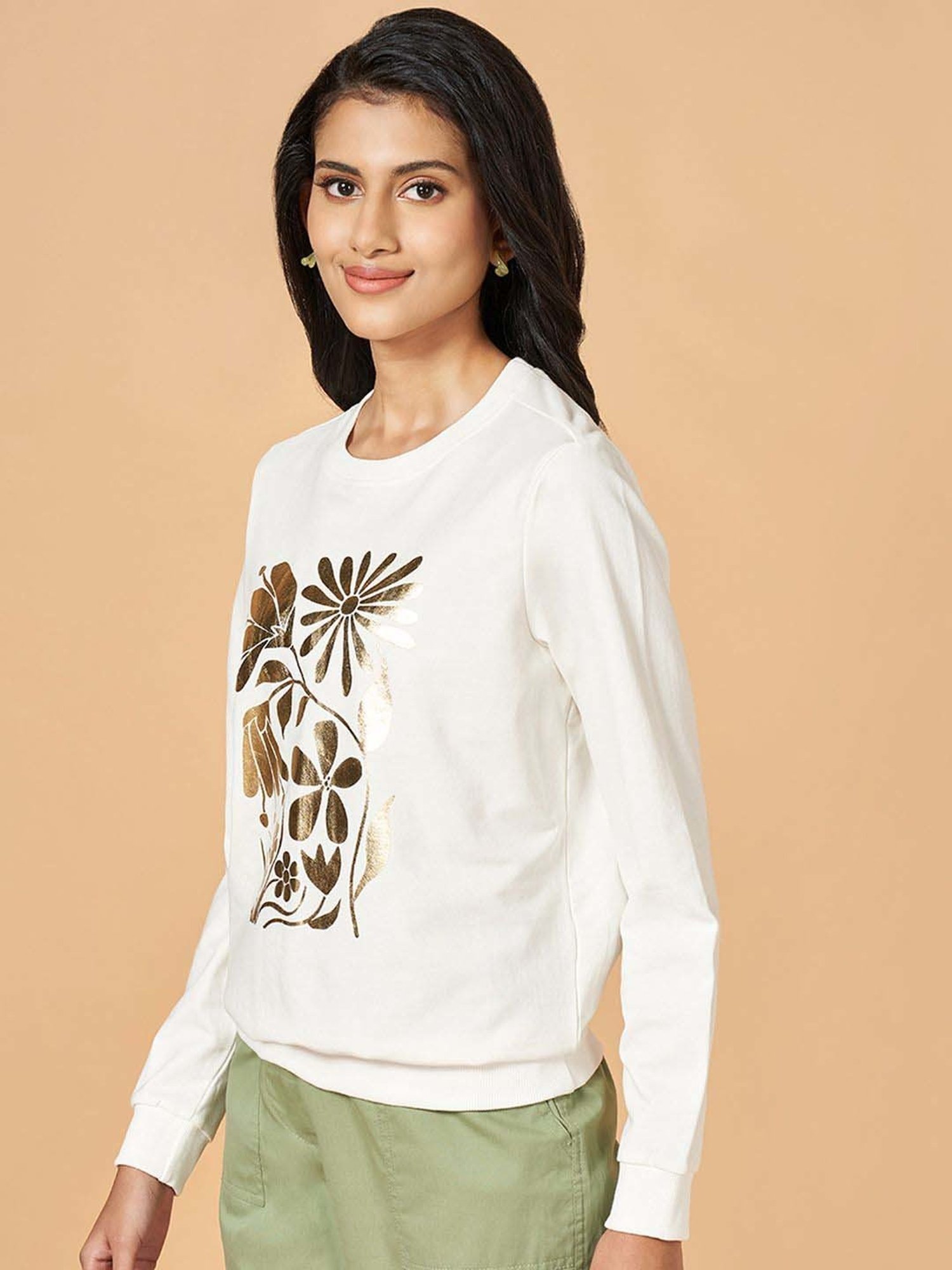 KENDALL + KYLIE Multicolored Printed Hoodie