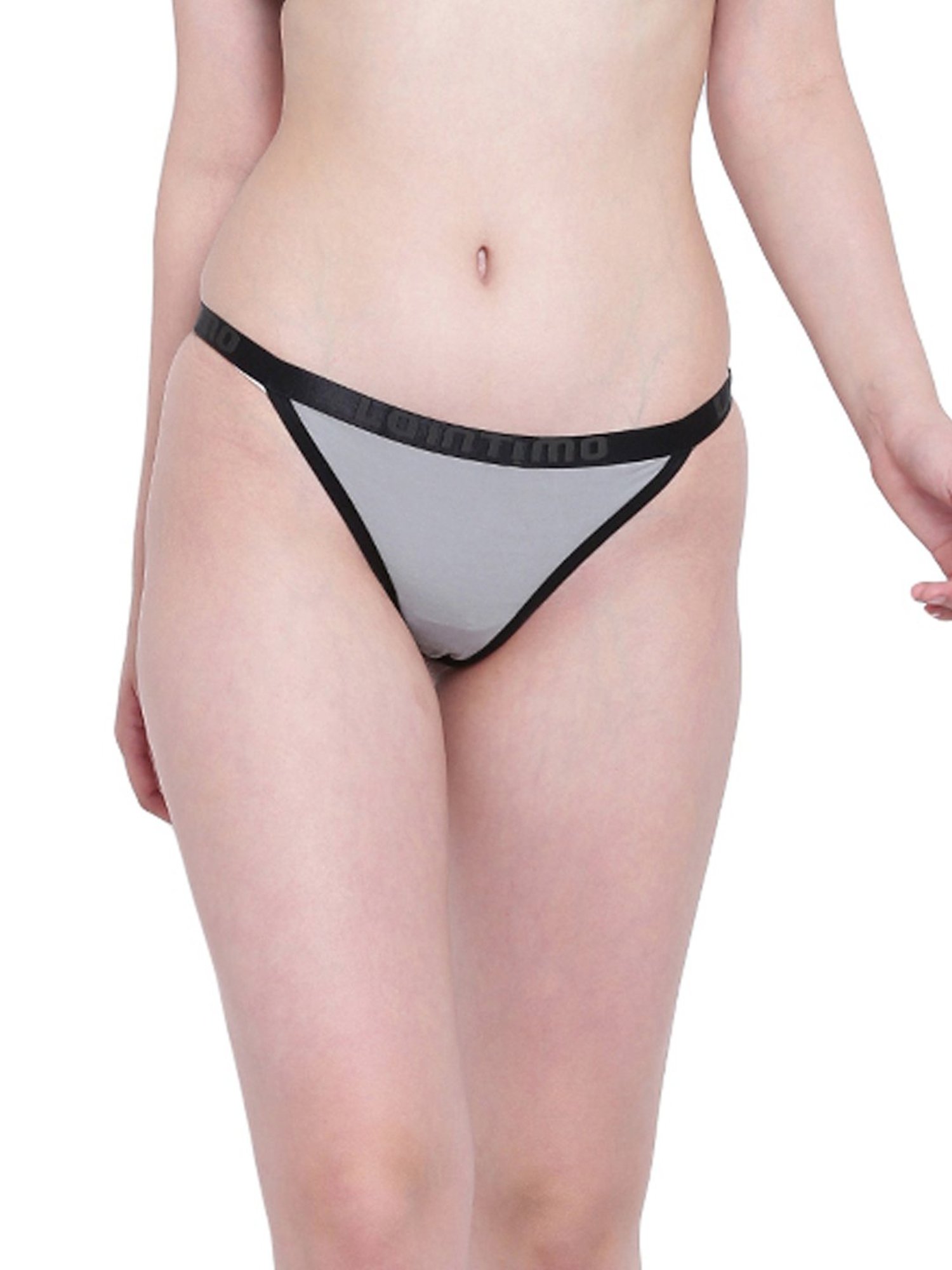La Intimo Grey Thong