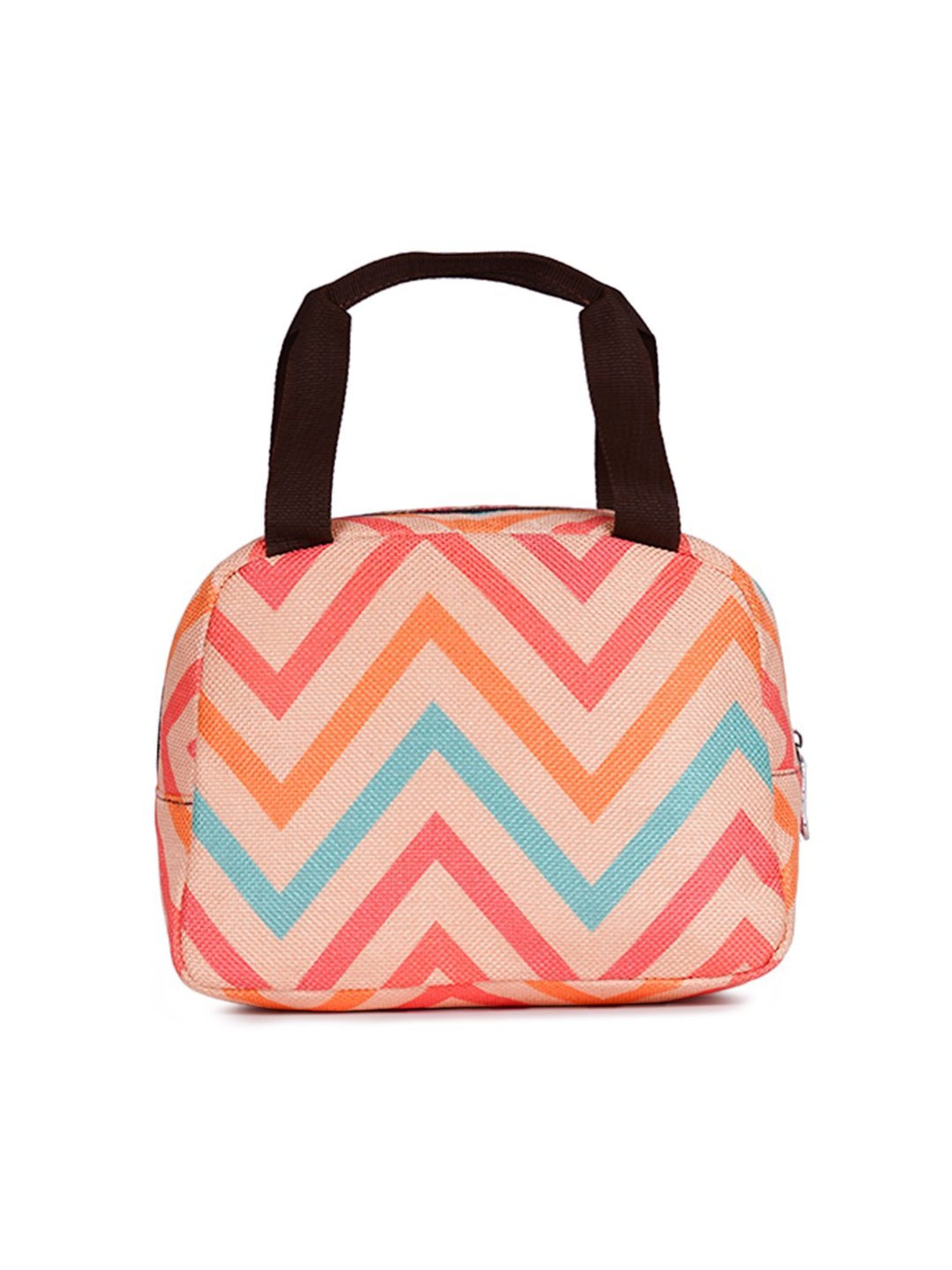 ZOUK Multicolor Geometric Lunch Bags