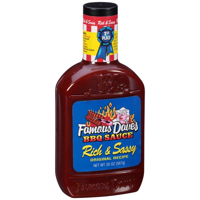 Famous Dave's Rich & Sassy Barbeque Sauce - 20oz