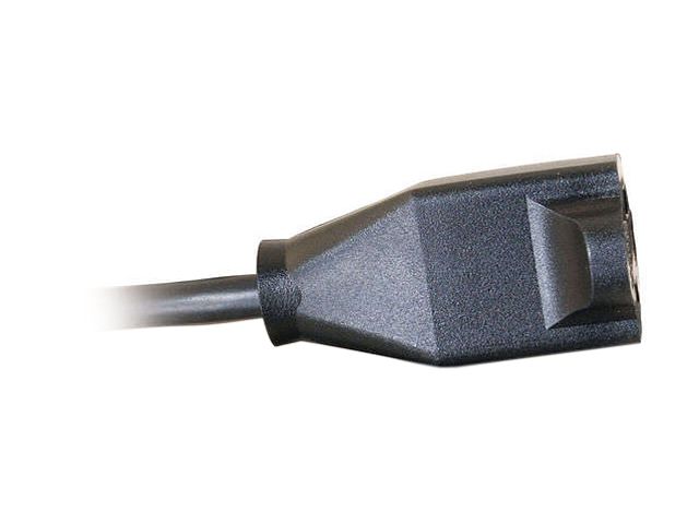 1M 16AWG Heavy Duty Power Extension Cord Power Extension Cable 3 Feet 1 Meters 3 Conductor NEMA 515P to NEMA 515R 13 Amp Power Cable ED70906