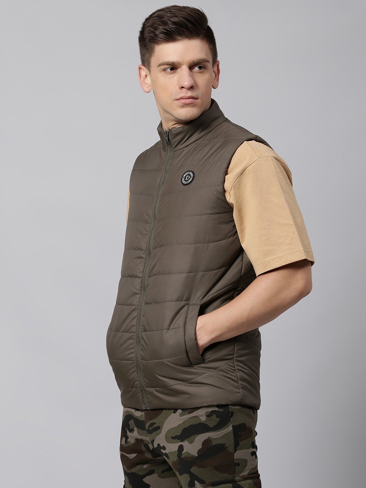 Dennis Lingo Brown Regular Fit Jacket