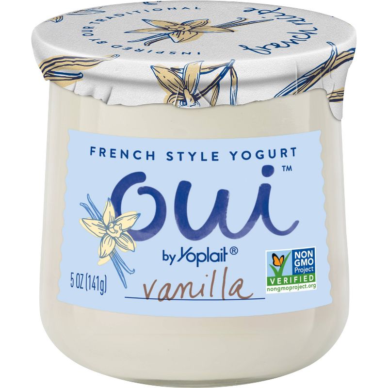 Oui by Yoplait Vanilla Flavored French Style Yogurt - 5oz