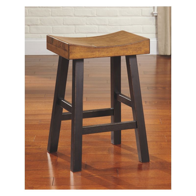 Set of 2 25" Glosco Counter Height Barstools Grizzly Bear - Signature Design by Ashley