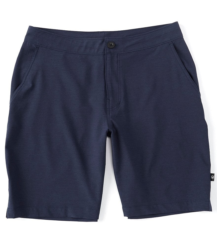 Redsand Solid Heather 20#double; Outseam Hybrid Shorts