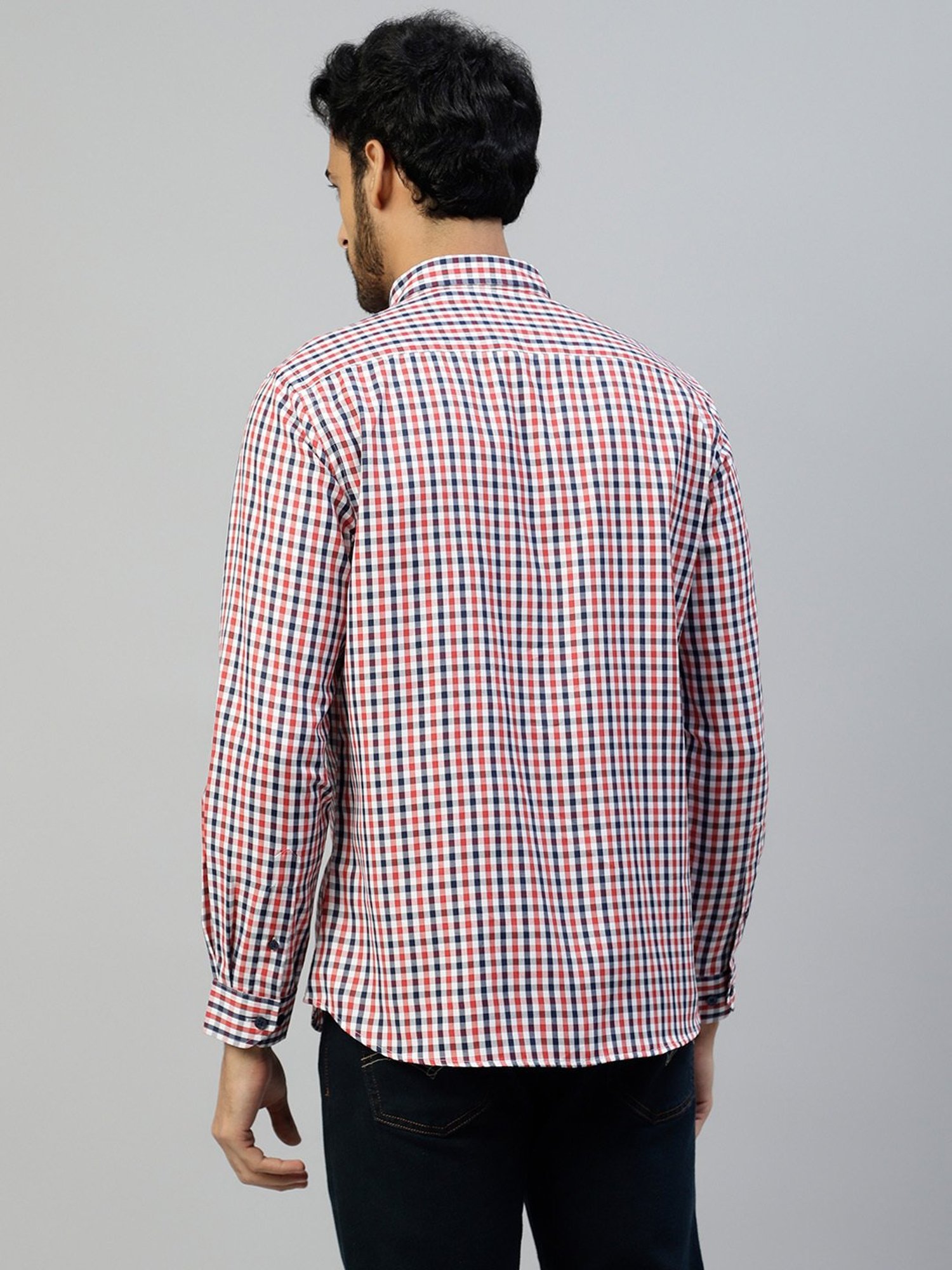 Don Vino Multicolor Slim Fit Check Shirt