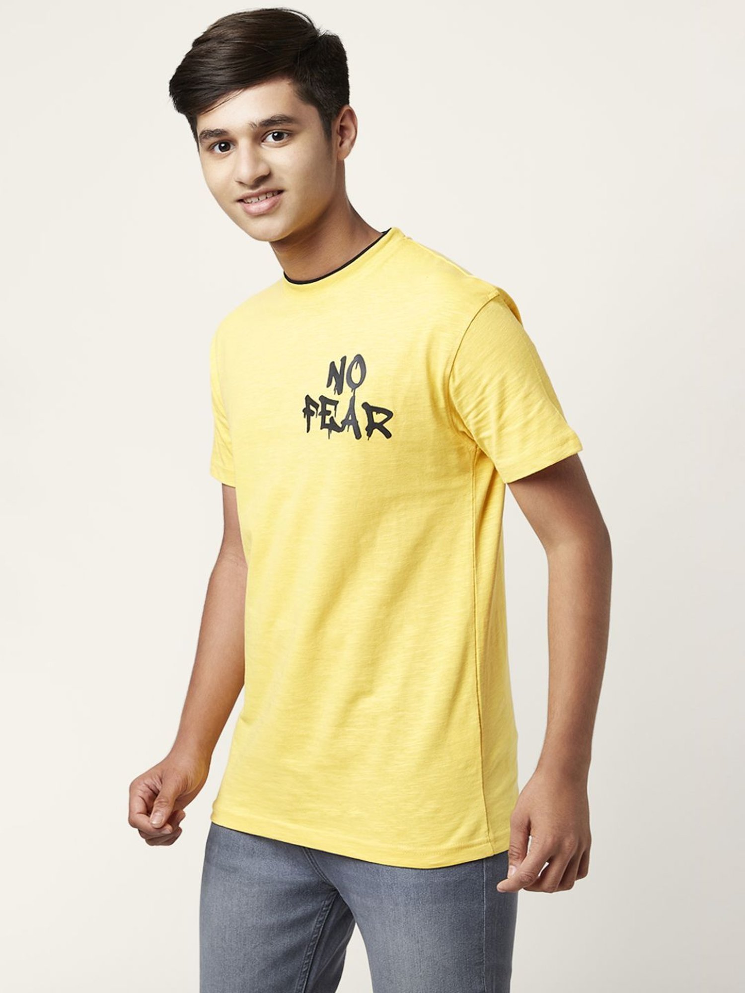 Coolsters by Pantaloons Kids Yellow Cotton Printed T-Shirt