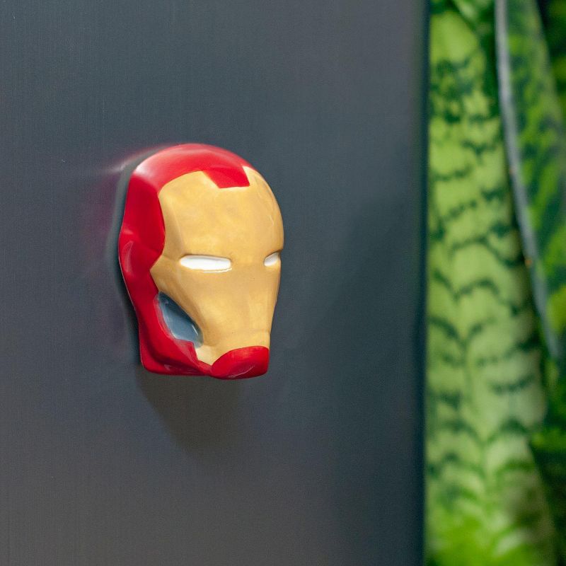 Surreal Entertainment Iron Man Refrigerator Magnet | 3D Superhero Collectible Magnet | 2 Inches Tall