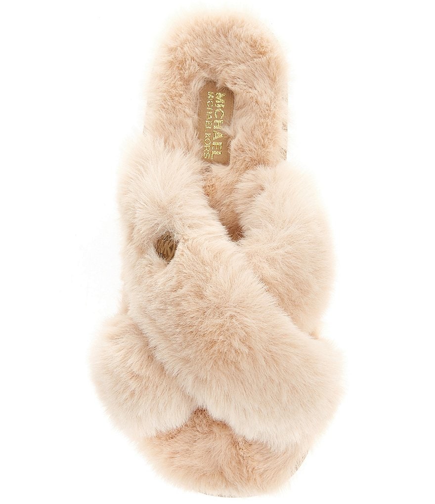MICHAEL Michael Kors Lala Faux Fur Slippers