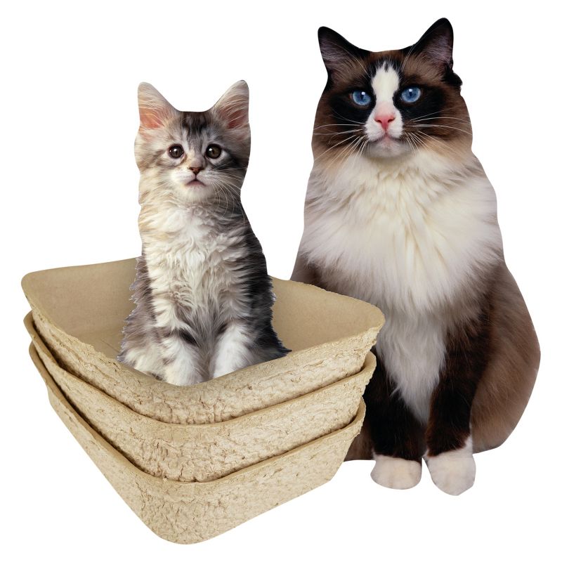 Pet Zone odorLESS Disposable Litter Box - 3pk