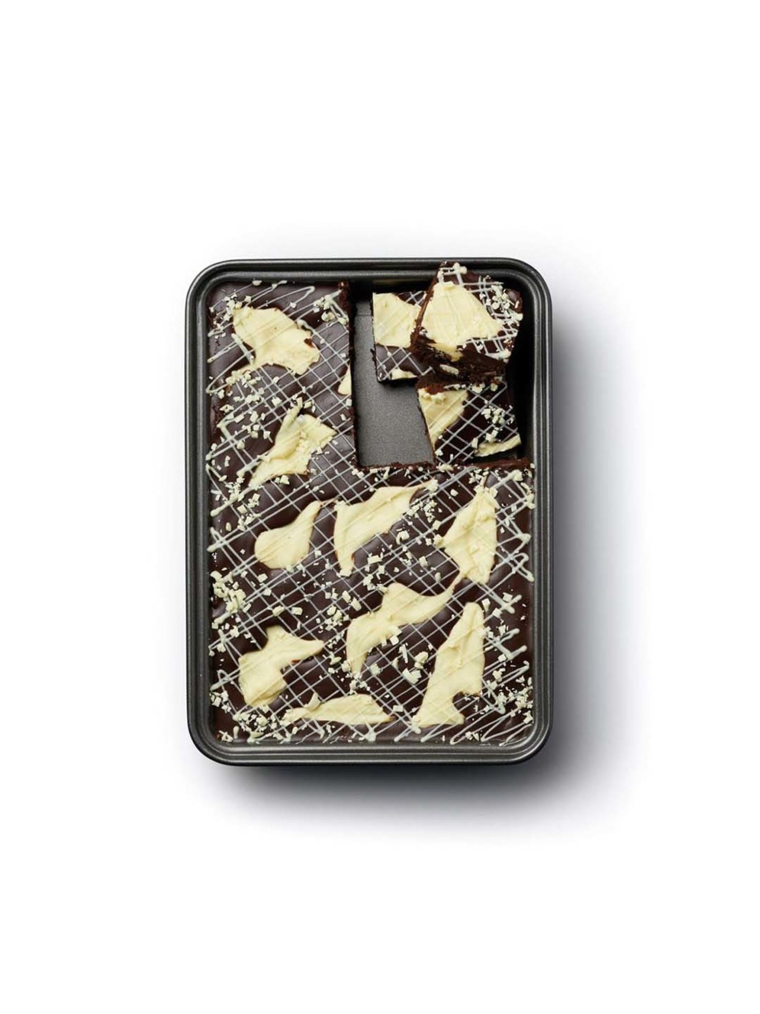 MasterClass Grey Carbon Steel Non-Stick Stick Brownie Pan