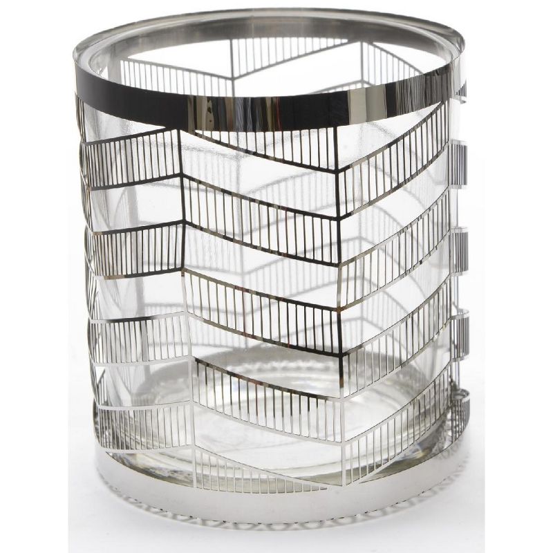 Melrose Set of 6 Rustic Black Hanging Large Tea Light Candle Holders 21"