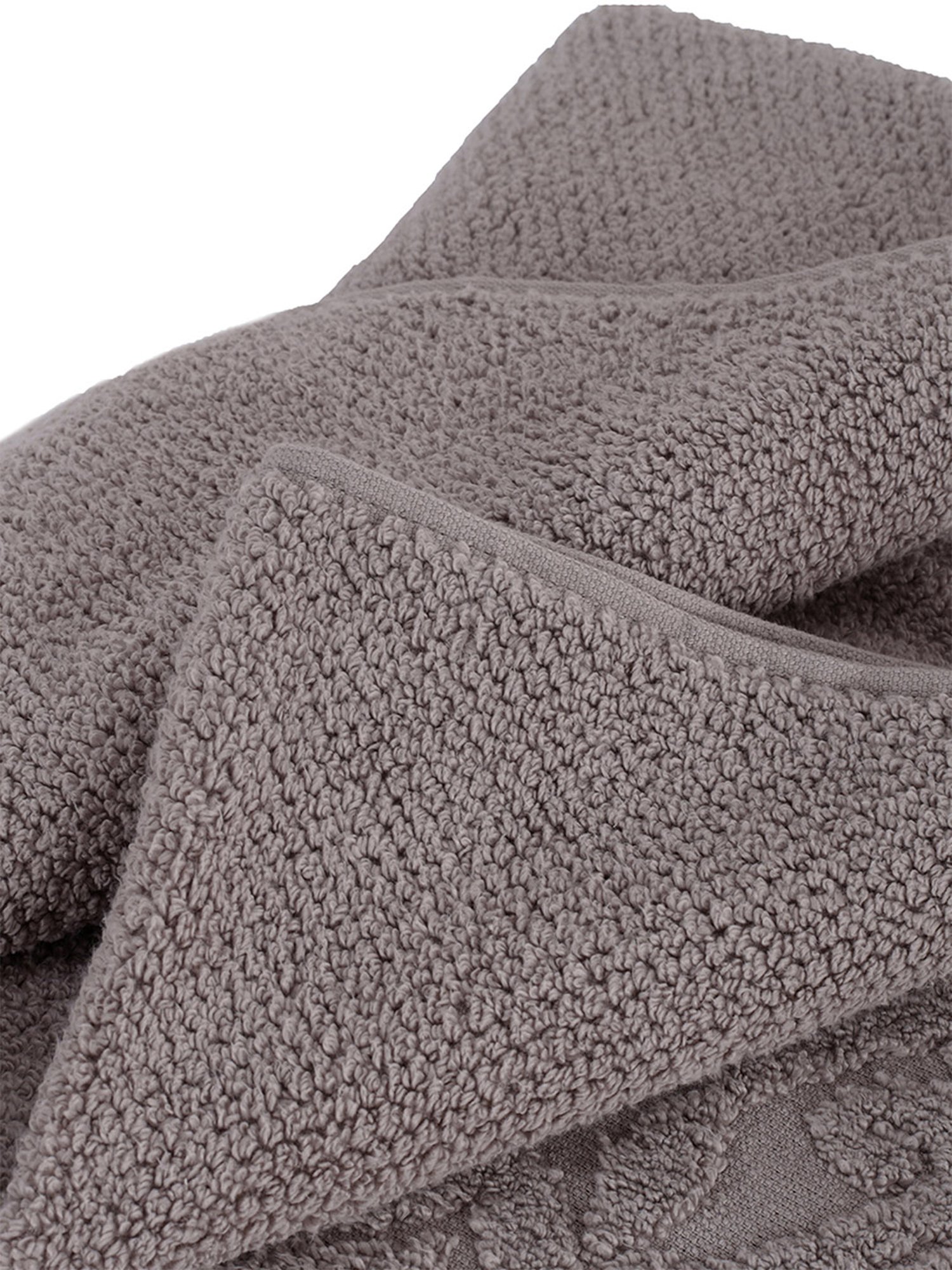 Maspar Grey 550 GSM Cotton Hand Towel - Set of 2