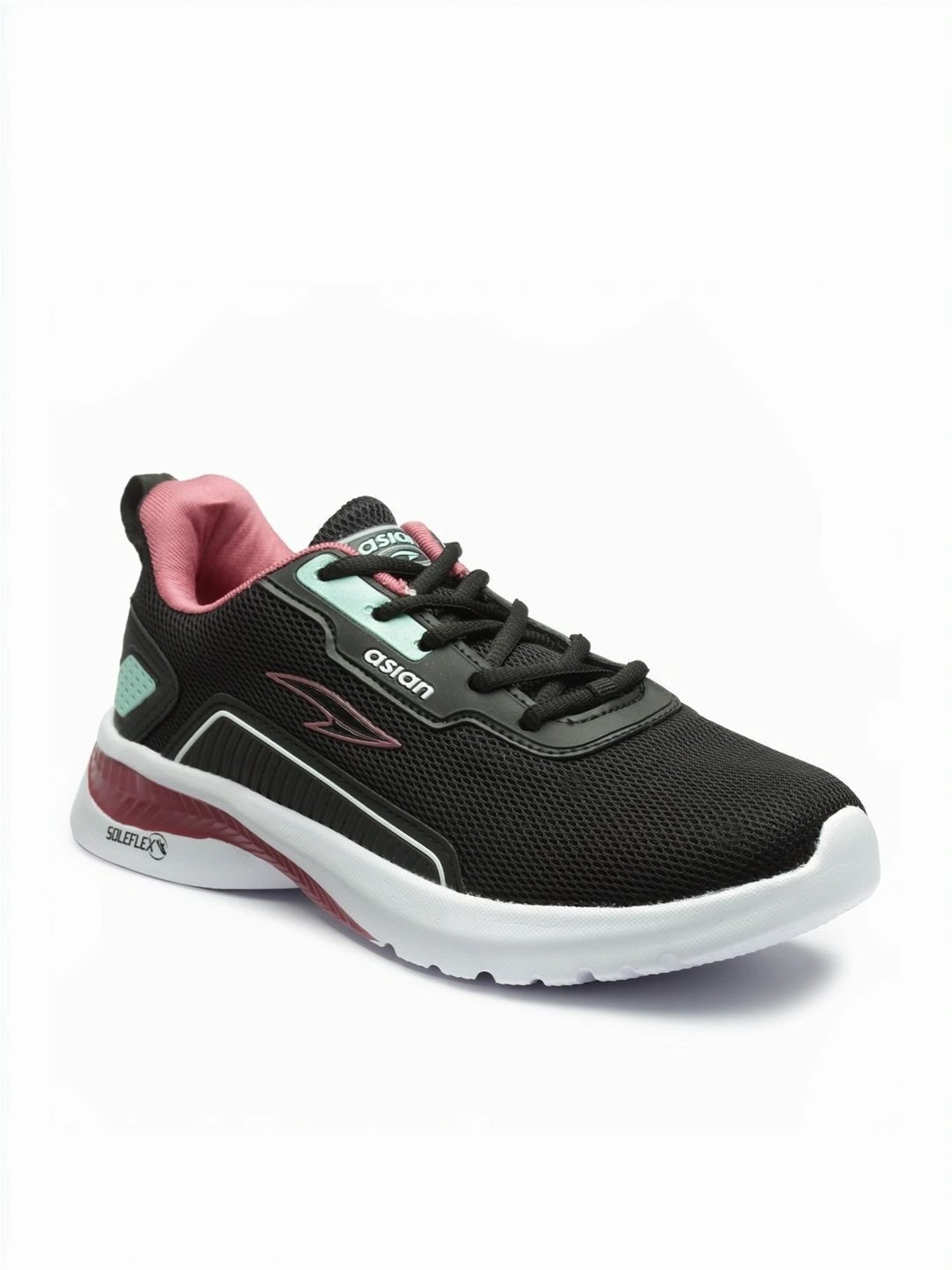 Asian Women's Black Running Shoes