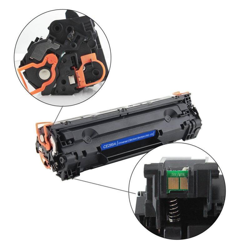 2PK CE285A 85A Toner Cartridge for HP 85A LaserJet P1102W M1217nfw MFP