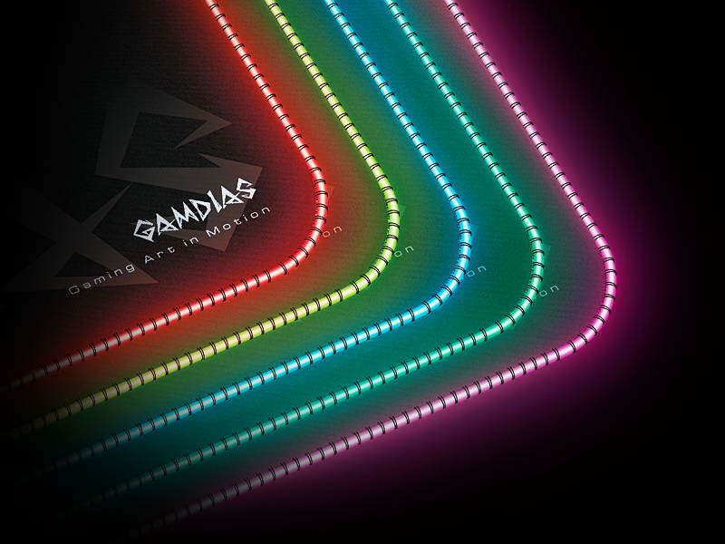 GAMDIAS NYX P3 GD-NYX P3 Multi-Colored Gaming Mouse Pad