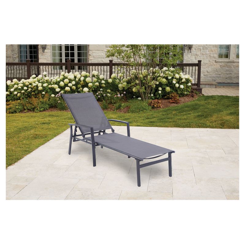 Nova Chaise Lounge - Gray - Hanover