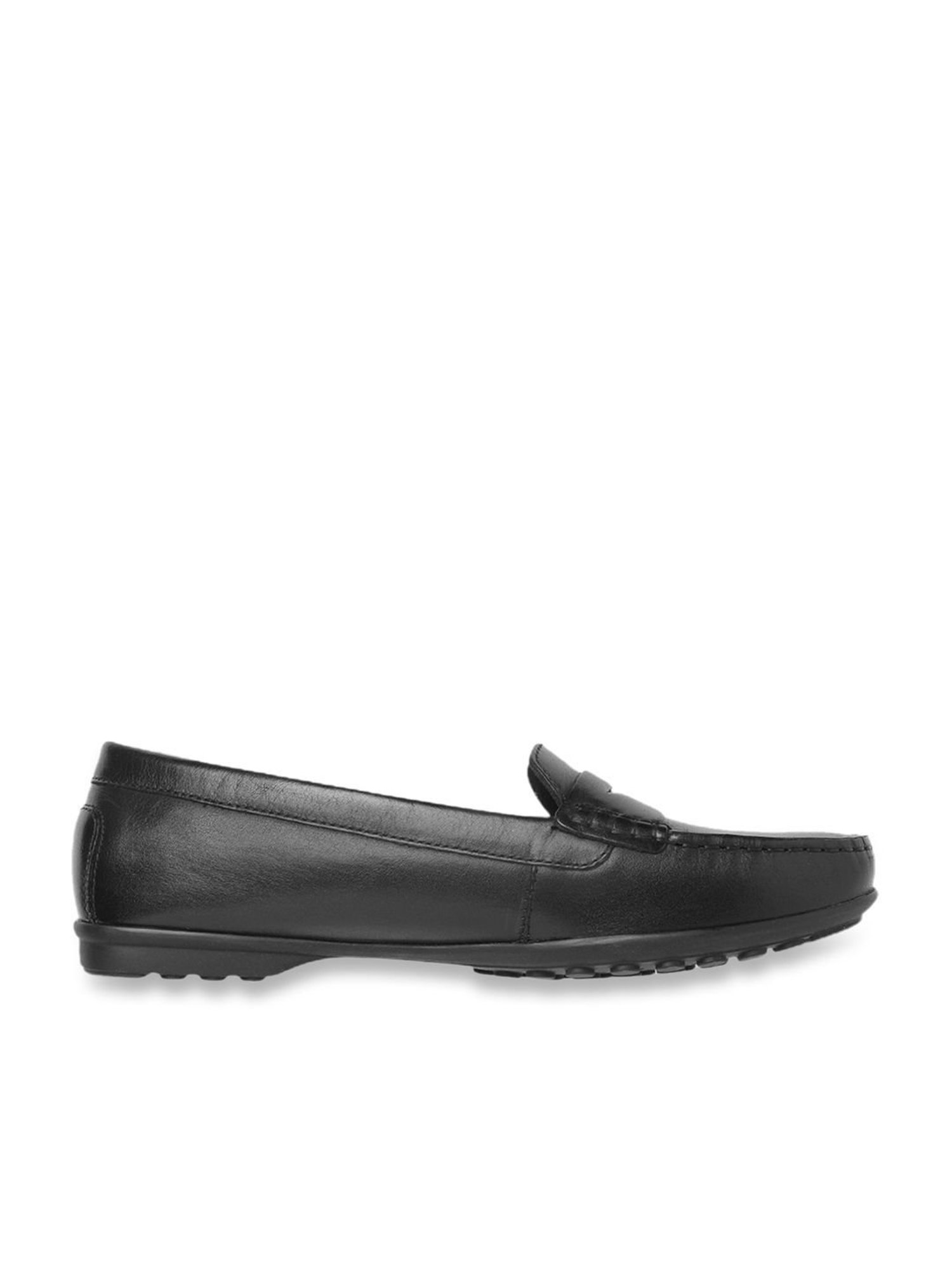 Geox Women's Black Casual Loafers