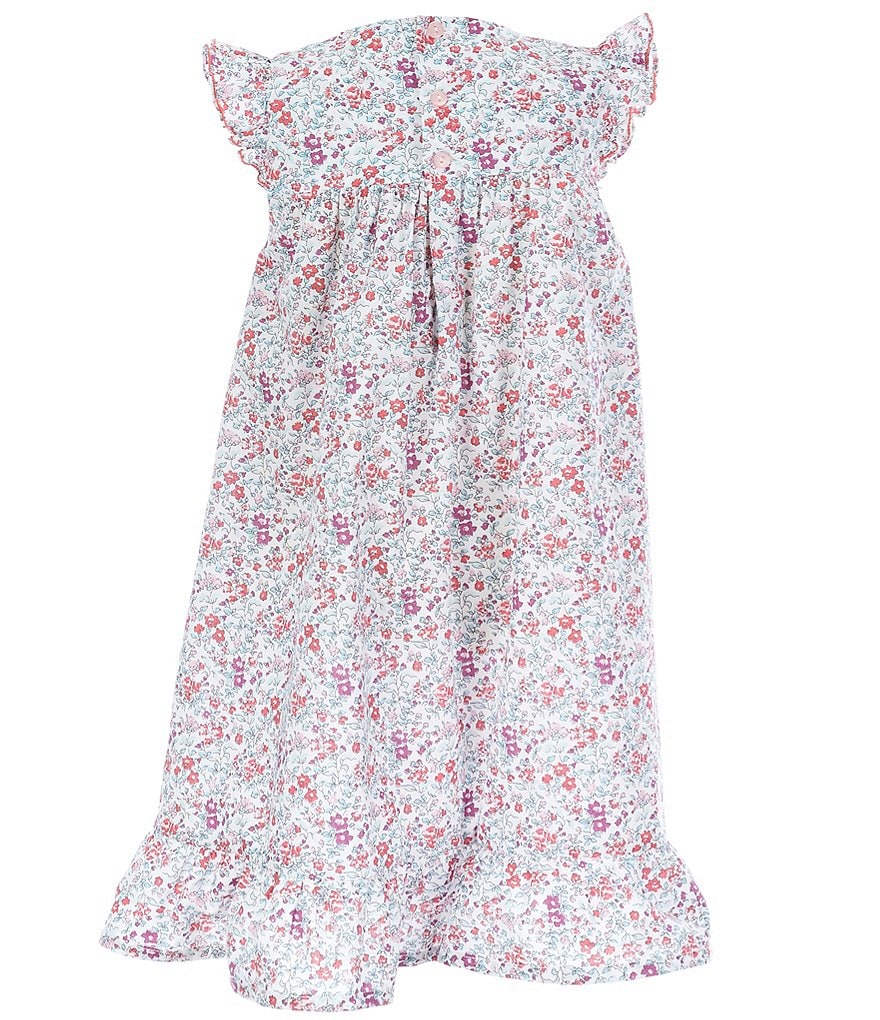 Edgehill Collection Little Girls 2T-6X Multi Floral A-Line Dress