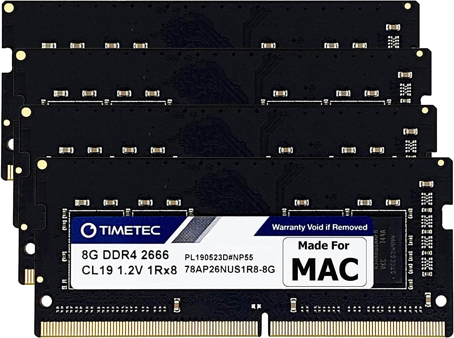 Timetec Hynix IC 32GB KIT(2x16GB) Compatible for Apple 2019 iMac 27-inch w/Retina 5K Display, Late 2018 Mac Mini DDR4 2666MHz PC4-21300 2Rx8 CL19 1.2V SODIMM Memory RAM Upgrade (32GB KIT(2x16GB))