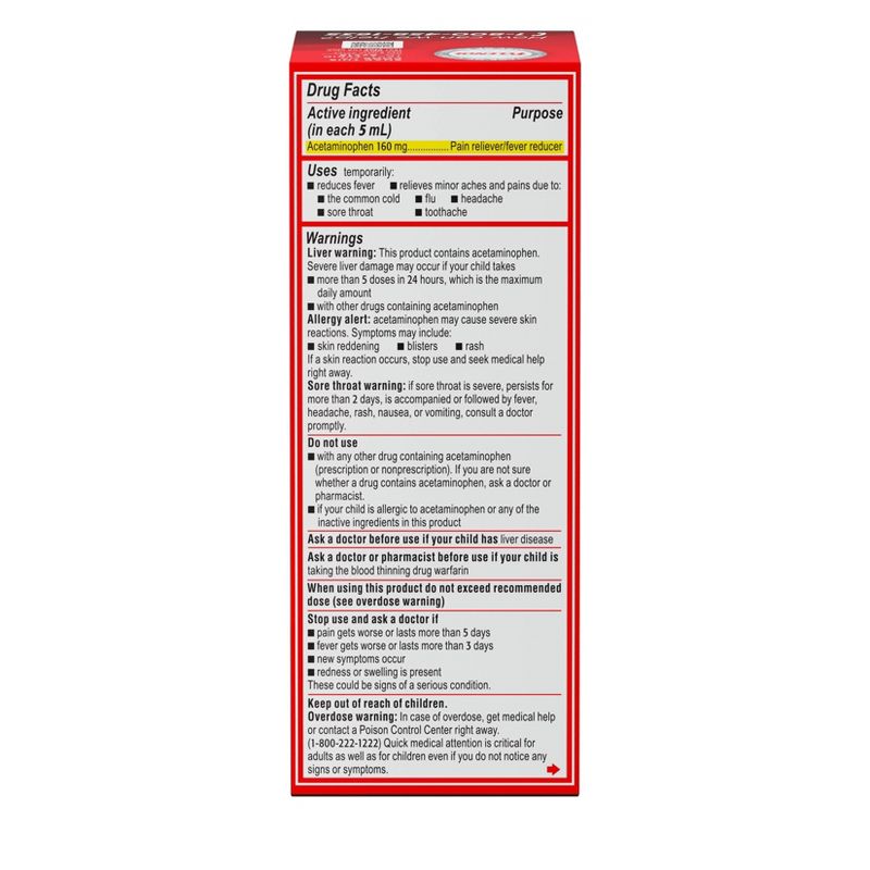 Children's Tylenol Grape Oral Suspension - 4 fl oz
