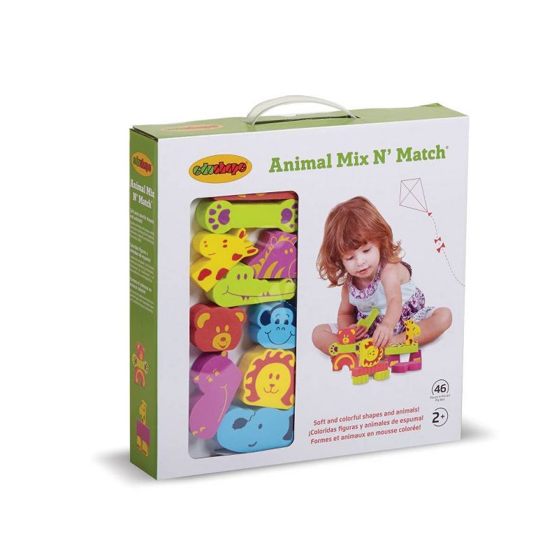 Edushape Animal Mix N' Match - 46 Piece