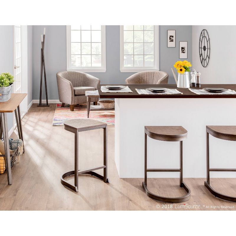 Metal Icicle Contemporary Table Lamp Gold (Includes LED Light Bulb) - LumiSource