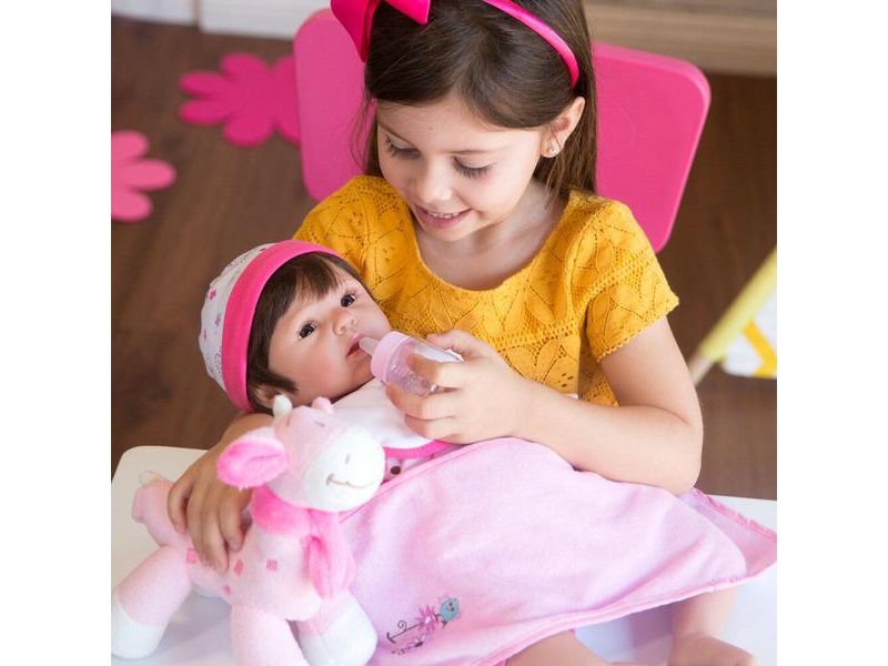 Paradise Galleries Reborn Baby Doll Lifelike Tall Dreams Gift Set Ensemble, 19-inch Weighted Baby, Safety Tested 6 Year Old Girls