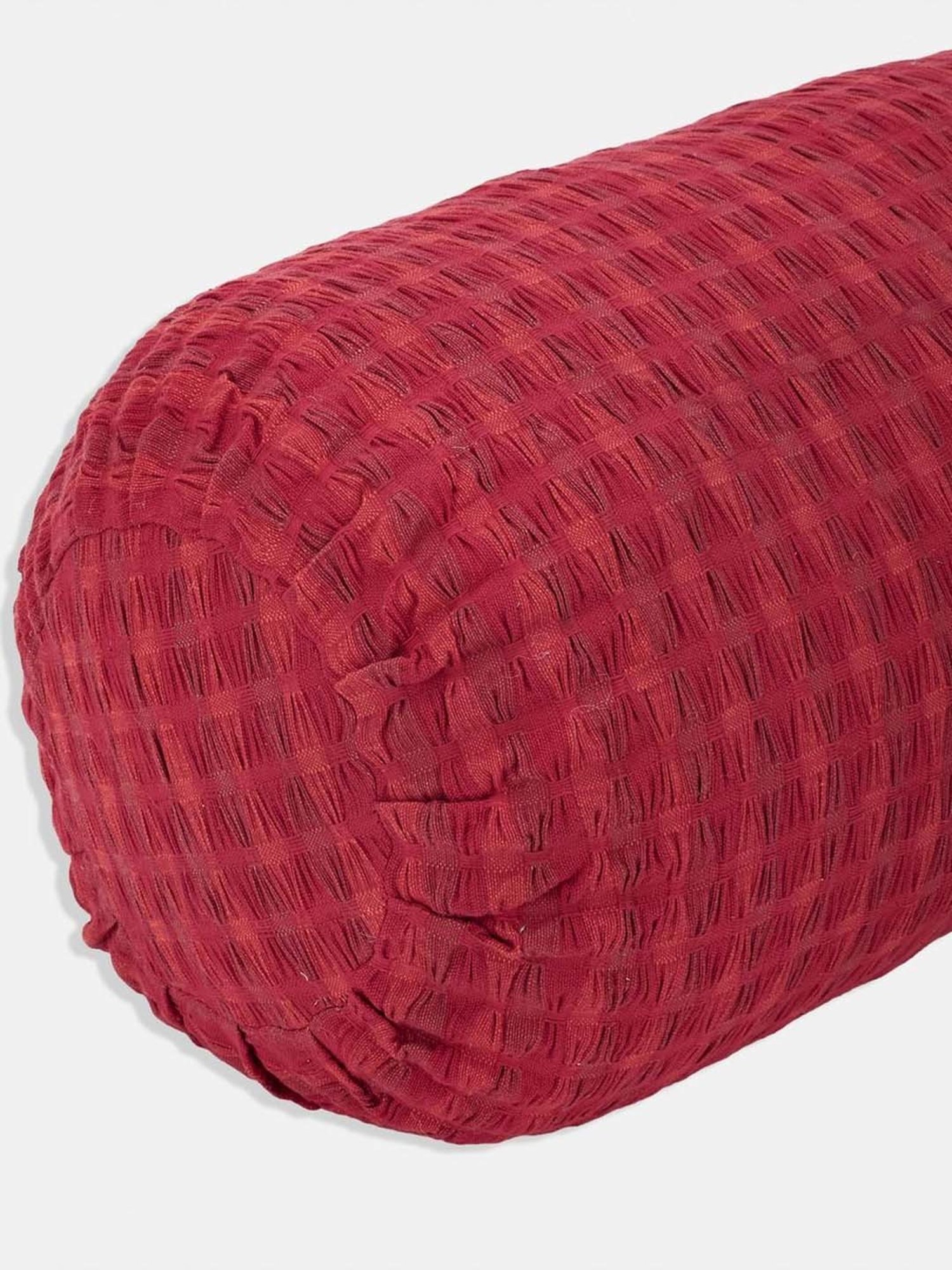 Stoa Paris White & Aqua Cotton 200 TC Pillow Cover - Set of 1