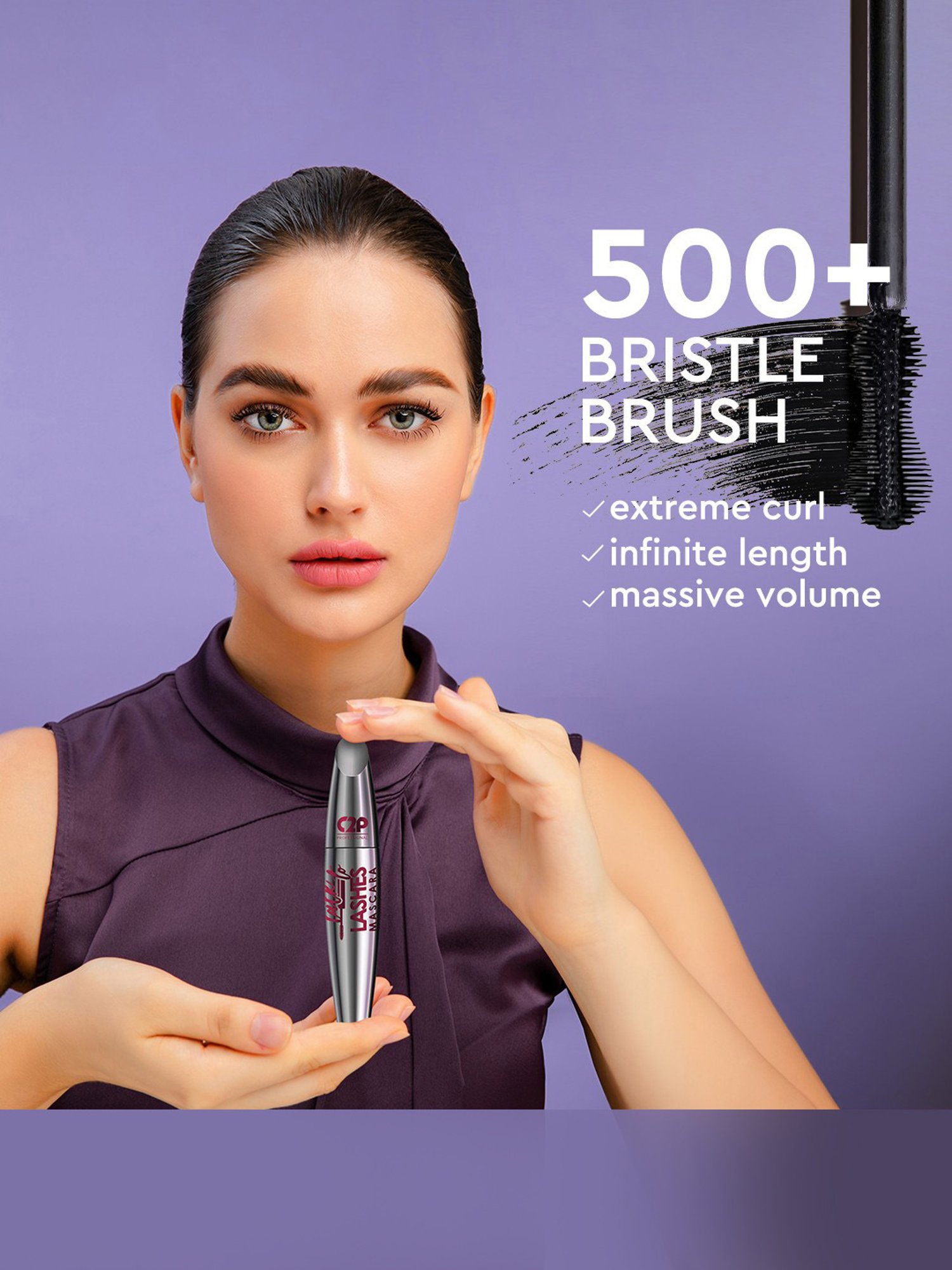 C2P PROFESSIONAL MAKEUP Talk To Lashes Mascara Black - 7 ml