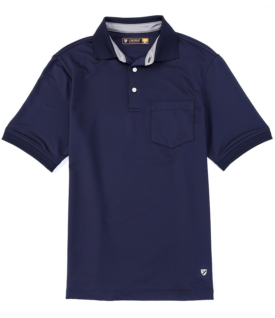 Cremieux Performance Stretch Short-Sleeve Polo Shirt
