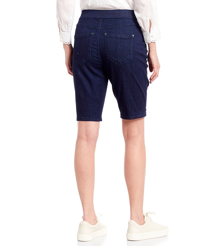 Westbound Petite Size the PARK AVE fit Indigo Skimmer Shorts