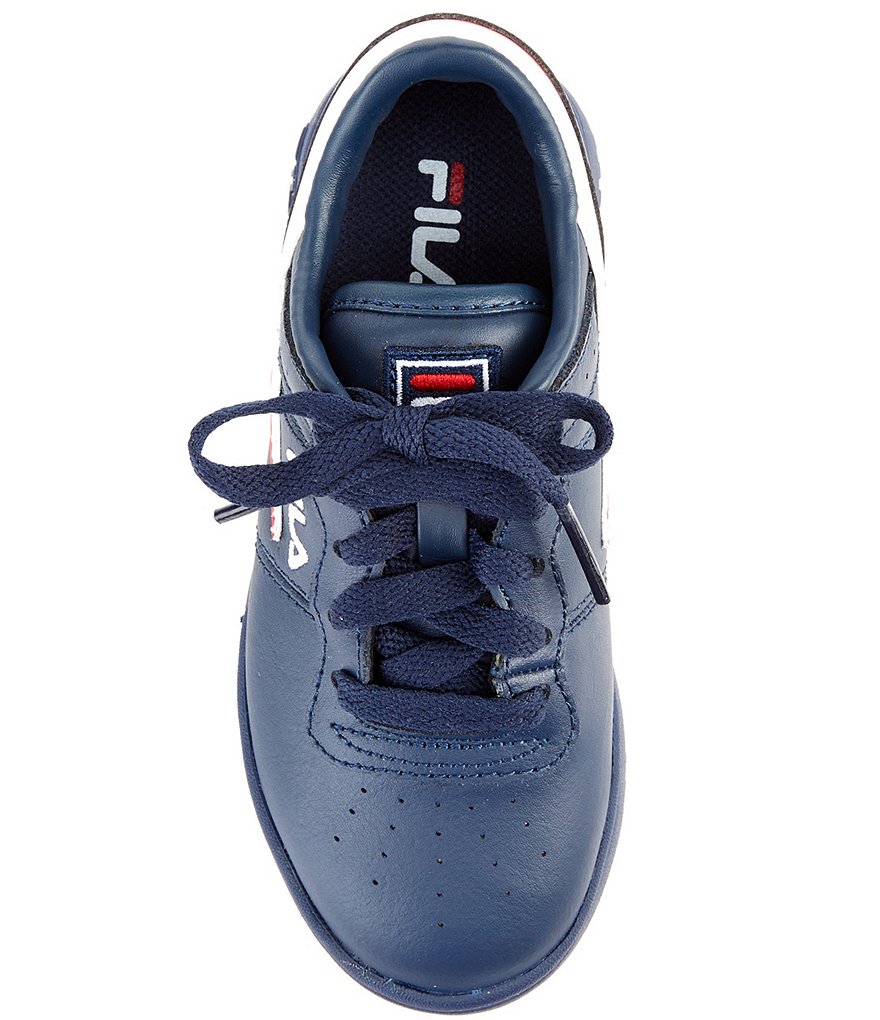 FILA Kids' Original Fitness Logo Detail Lace-Up Sneakers (Toddler)