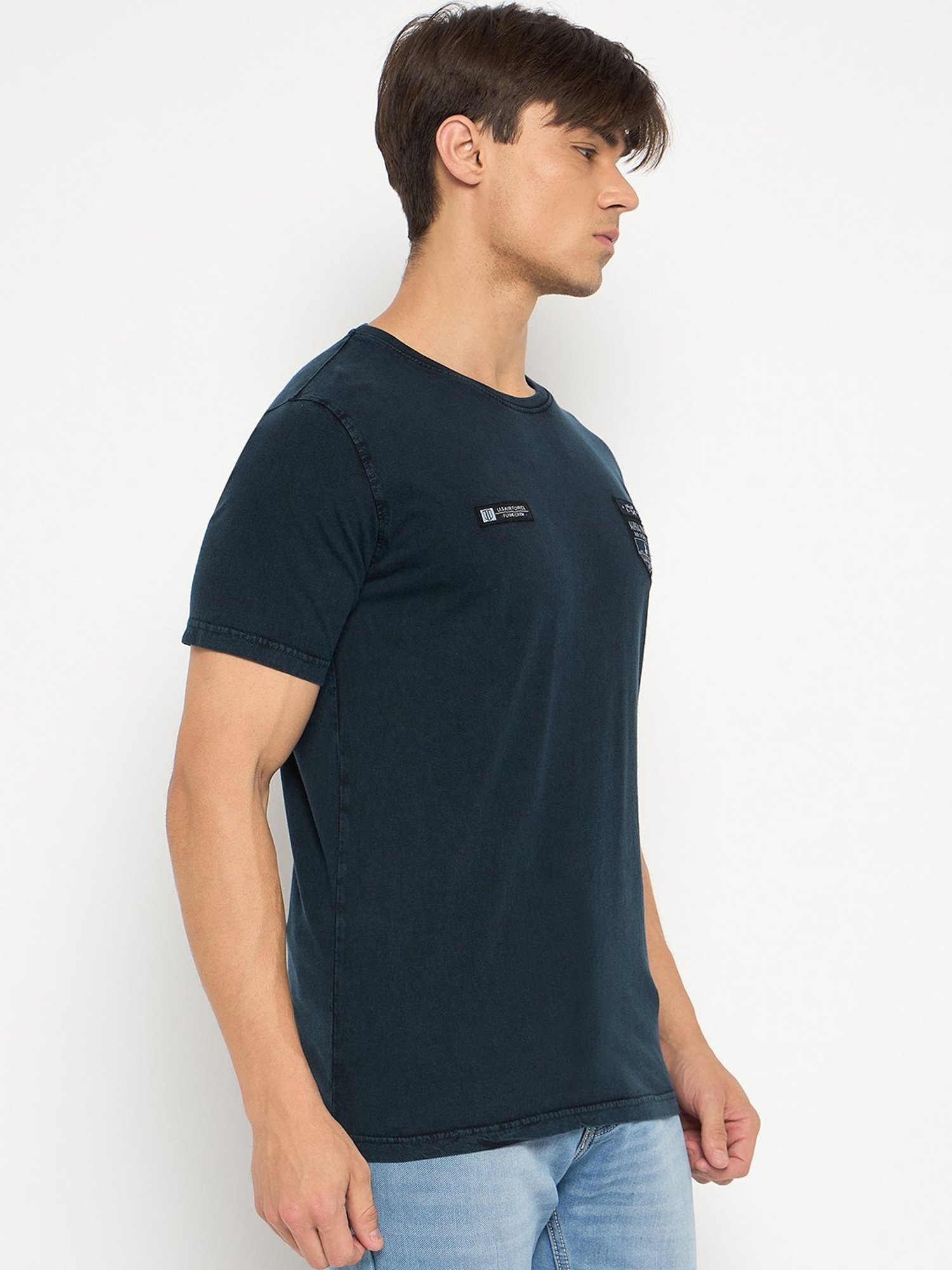 Duke Navy Slim Fit T-Shirt