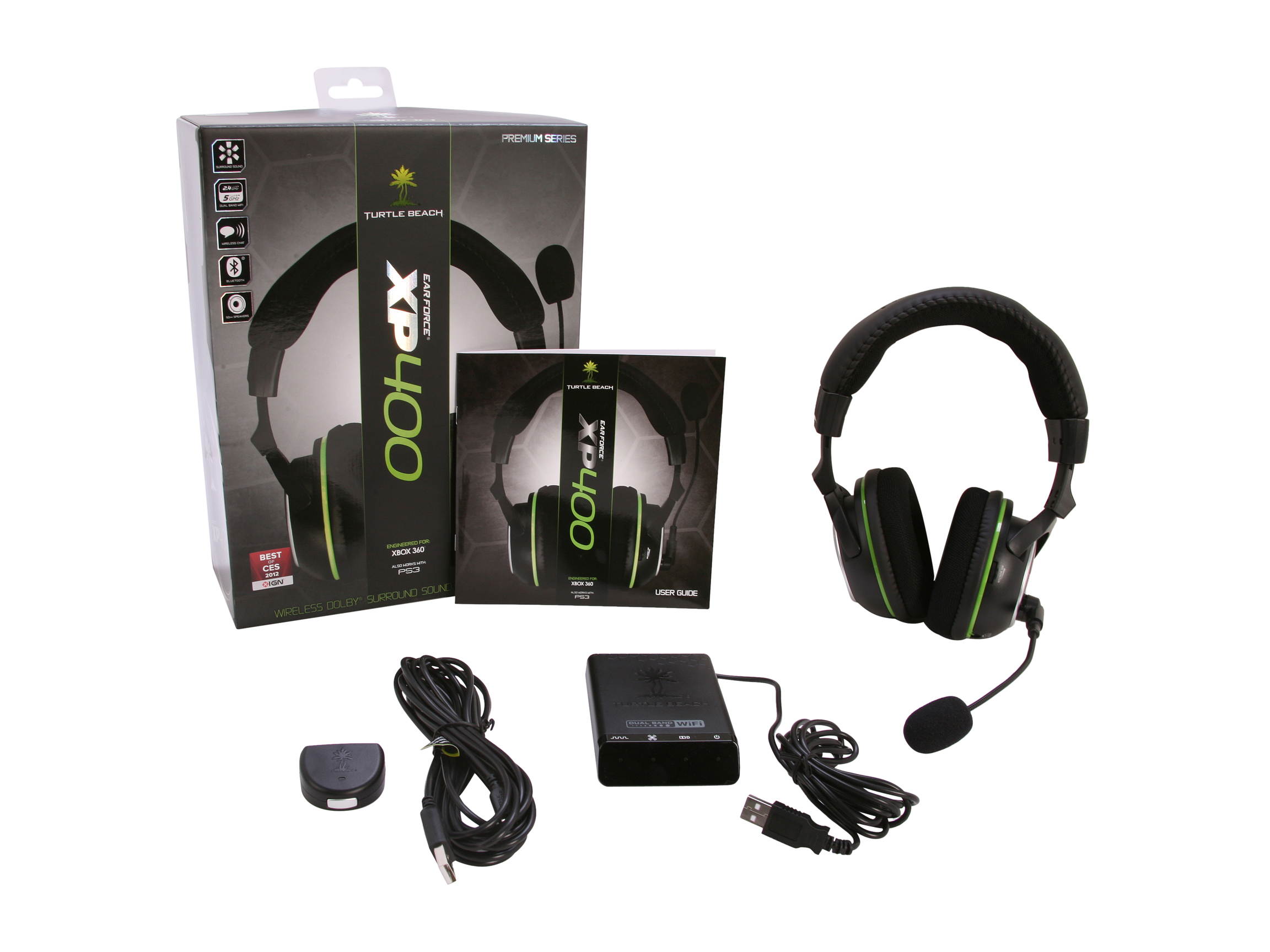 Turtle Beach Ear Force XP400 Wireless Dolby Surround Sound + Wireless Chat Gaming Headset