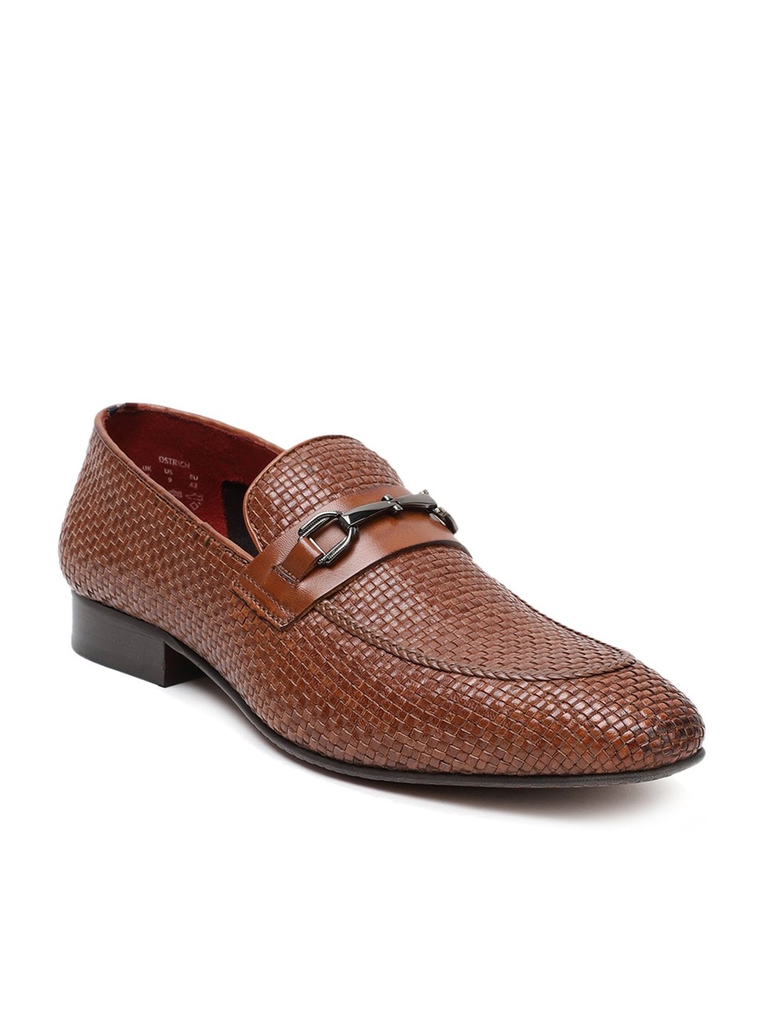 Gabicci Men's Ostrich G Tan Casual Loafers