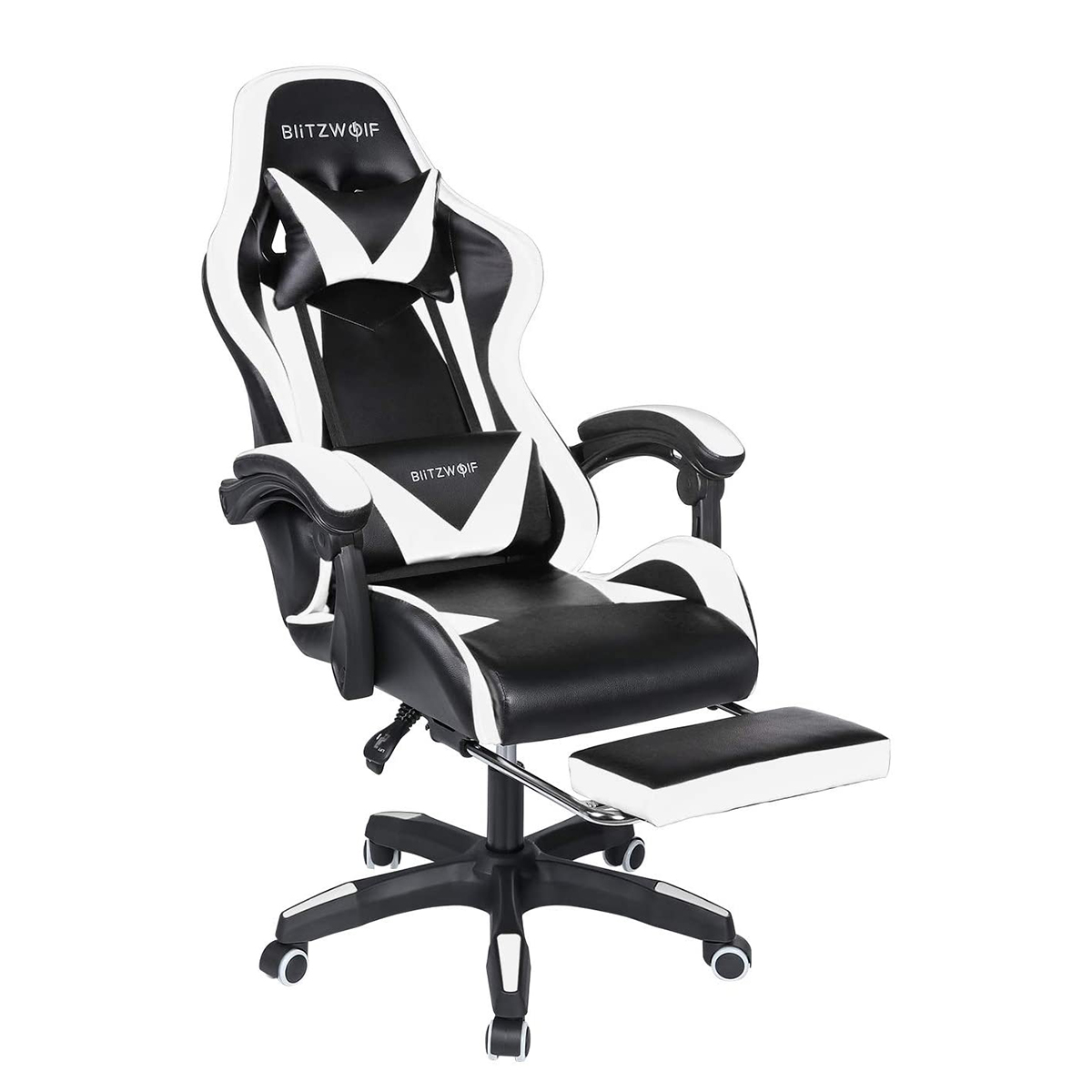 Gaming Office Ergonomic Computer Chair 150&deg;Reclining With Footrest