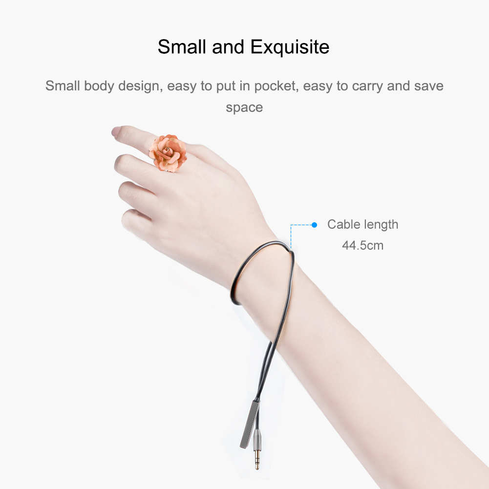 Hagibis Bluetooth Receiver Bluetooth 5.0 Adapter Hands-Free Bluetooth Car Kits AUX Audio 3.5mm Jack Stereo Music Wireless Receiver for Car Speaker Home Built-in Microphone