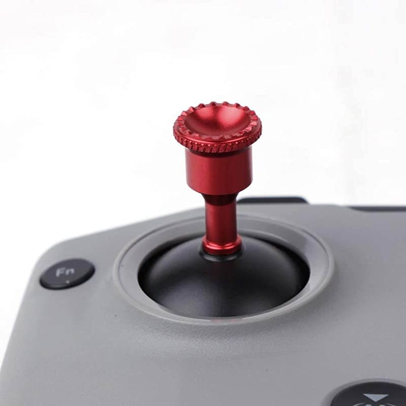 Mavic Air 2 Mini 2 Thumb Rocker CNC Aluminum Alloy Joystick for DJI Mavic Air 2 Mini 2 Remote Controller Red