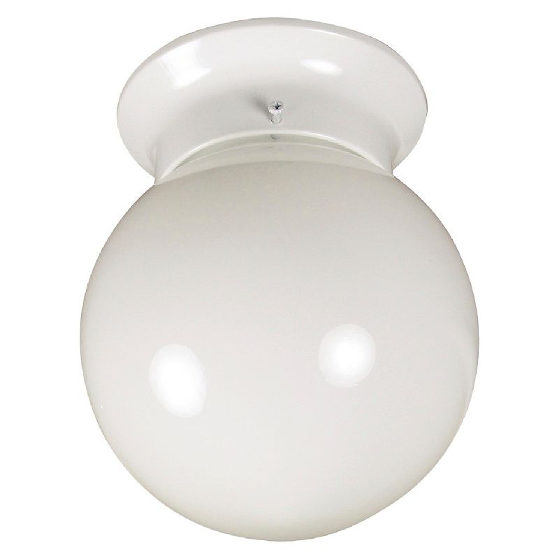 Yosemite 1 Light Flush Mount - White