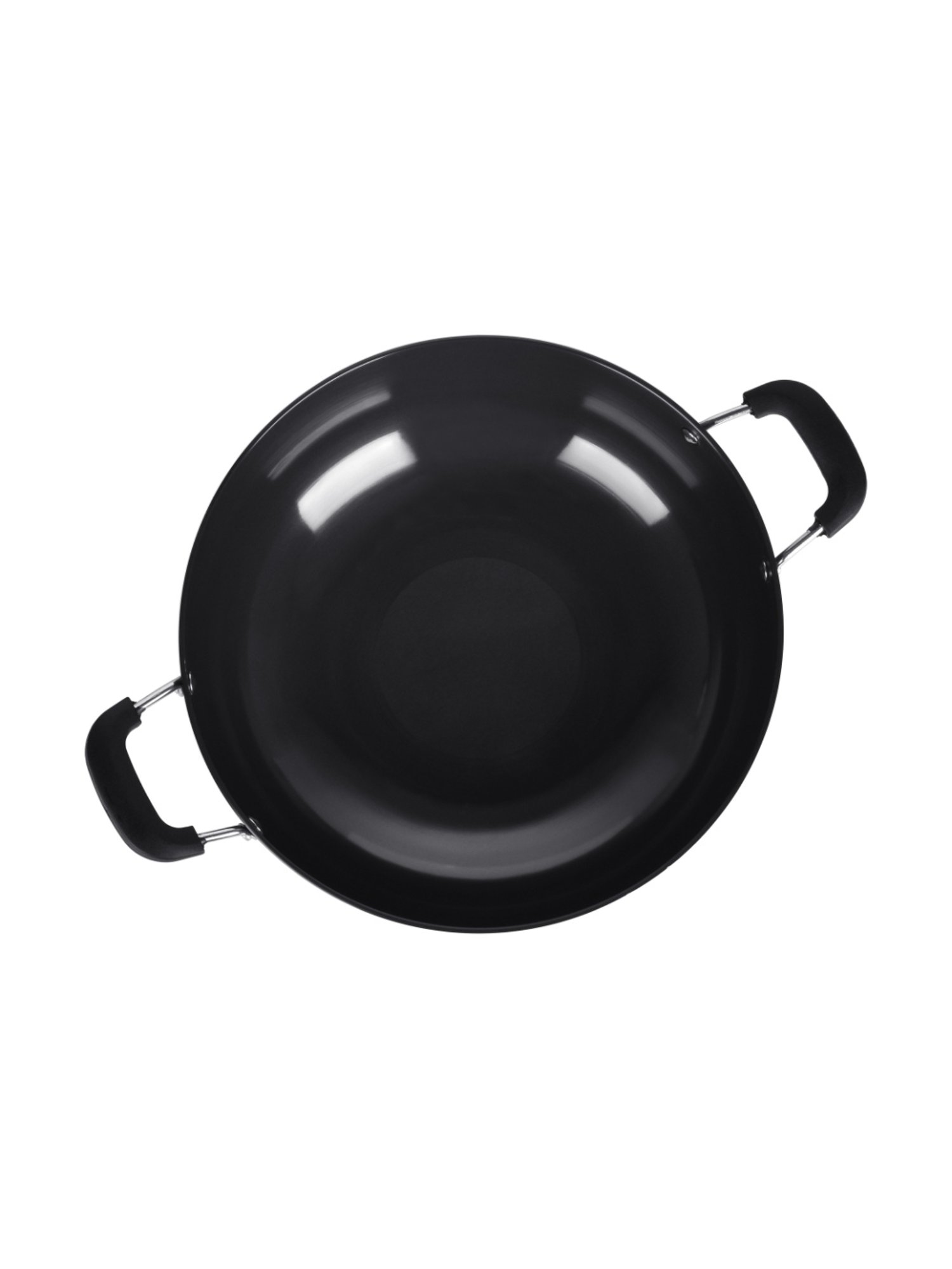 Sumeet 3mm Hard Anodized Deep kadai Big Size No. - 15 (28.5cm Dia. 4.5 LTR Capacity)