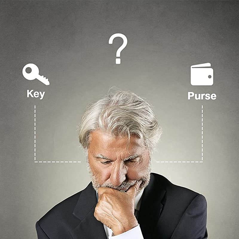 Key Finder Remote Control Finder Easy to Use Suitable for The Elderly Key Locator DeviceWhistle Phone Keychain FinderItem Tracker1 RF Transmitter and 2 Receivers