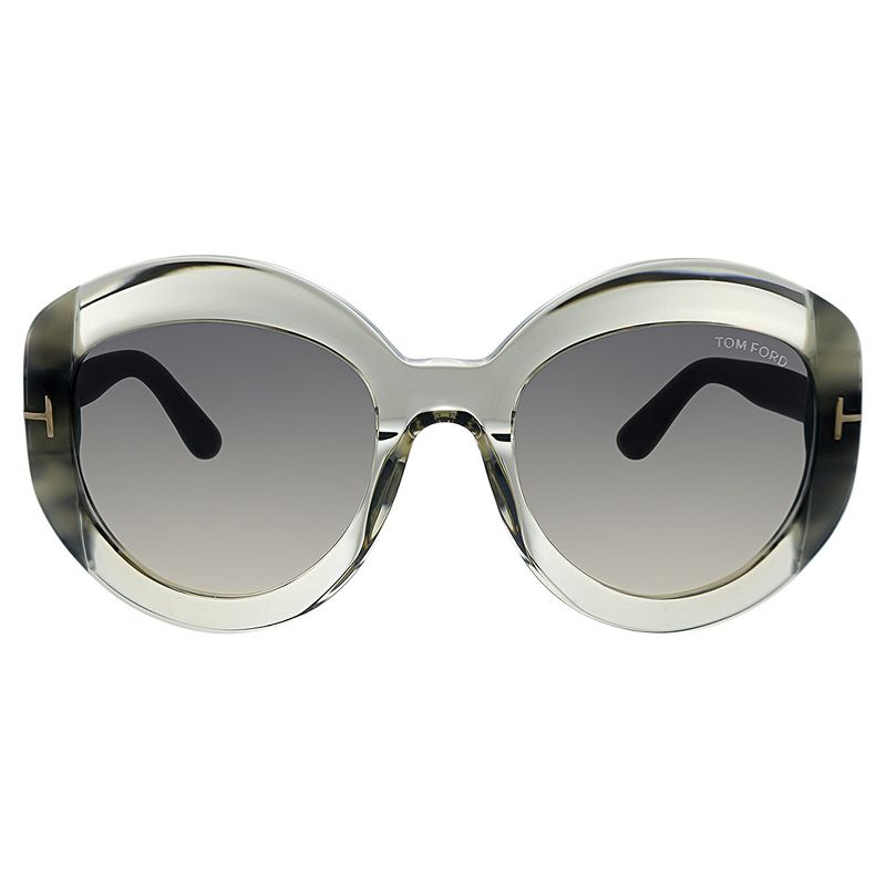 Tom Ford Bianca-02  59B Womens Round Sunglasses Crystal Grey 56mm