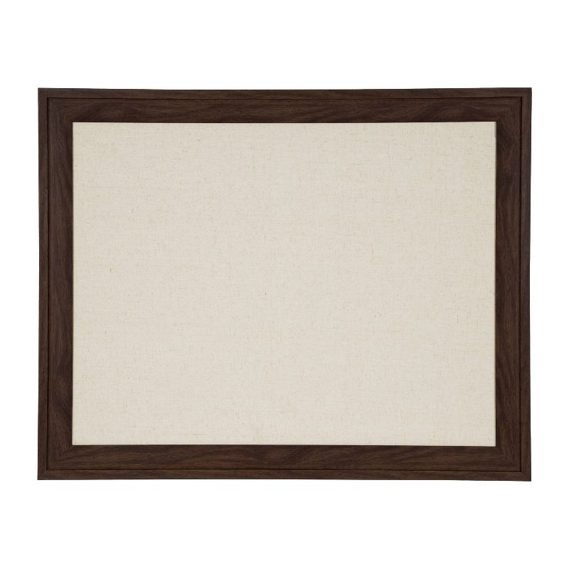 18.5" x 27.5" Bosc Pinboard Walnut Brown - DesignOvation