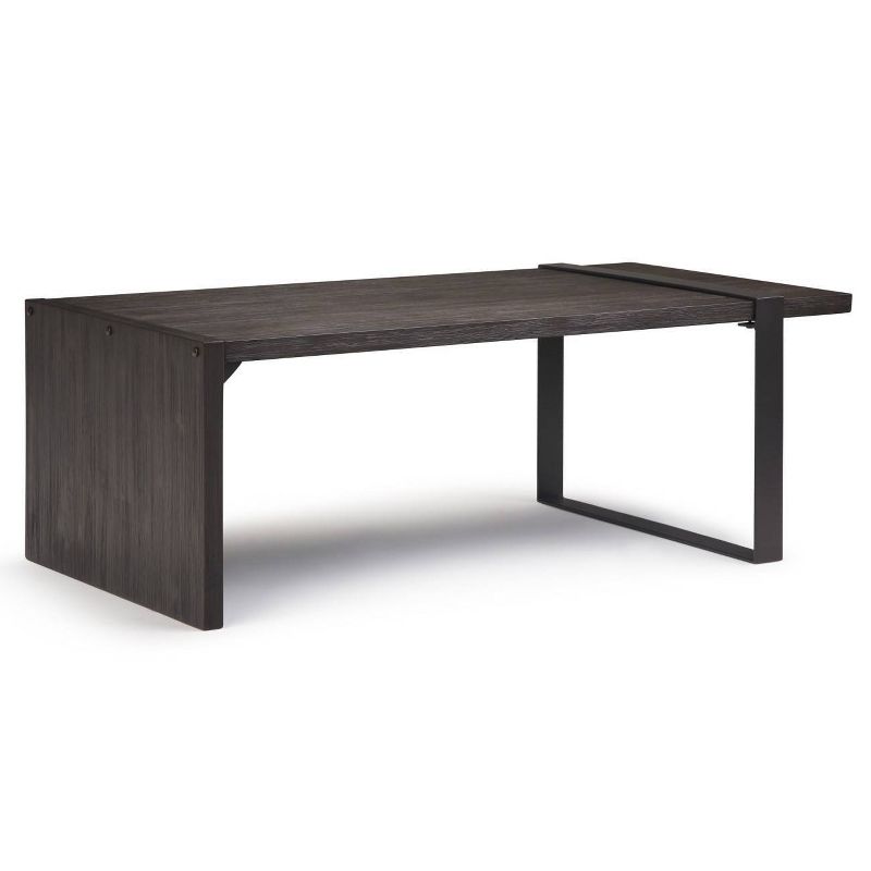 50" Franz Coffee Table Distressed Dark Brown - WyndenHall