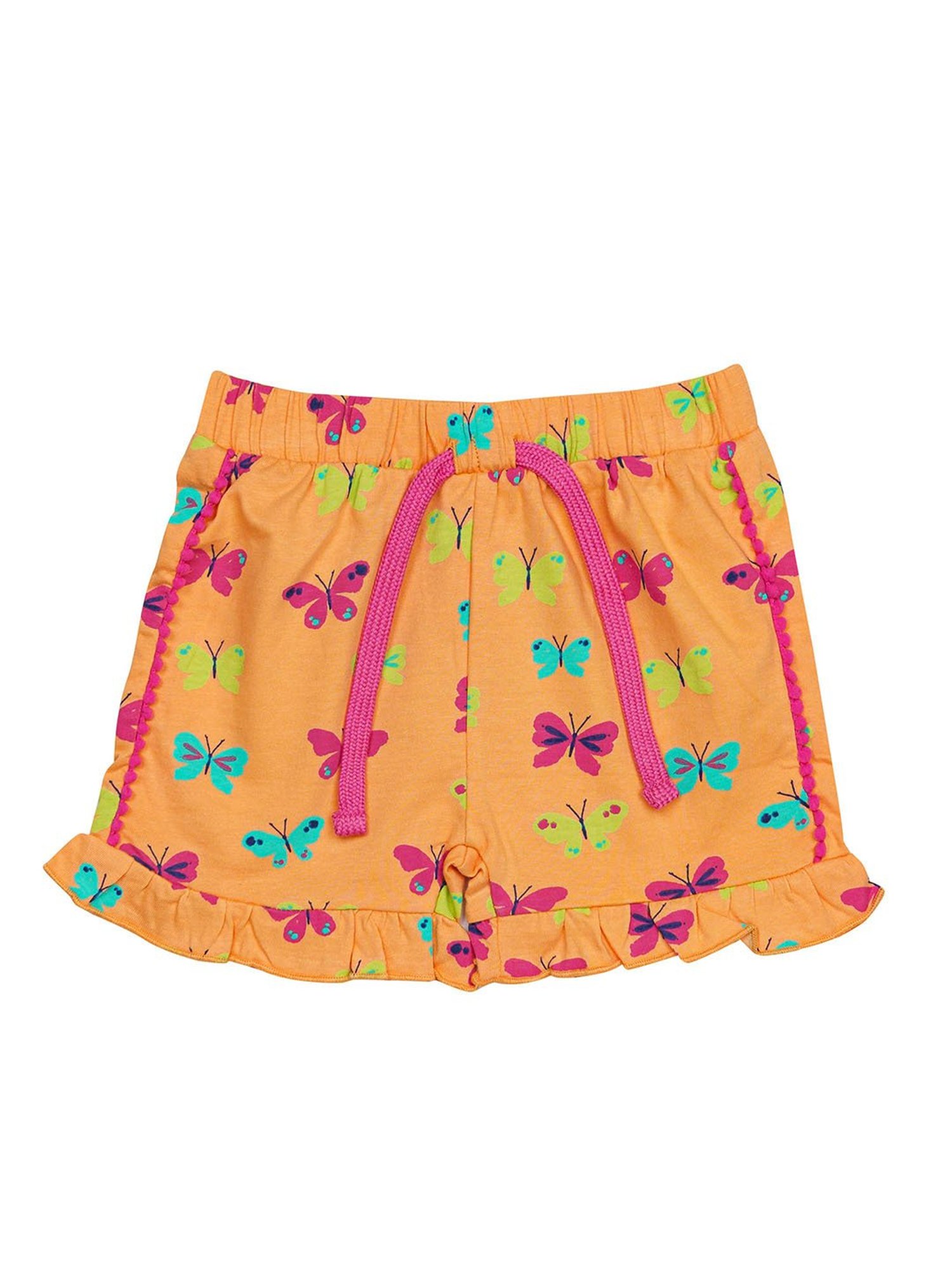 H by Hamleys Infants Girls Orange Printed Shorts