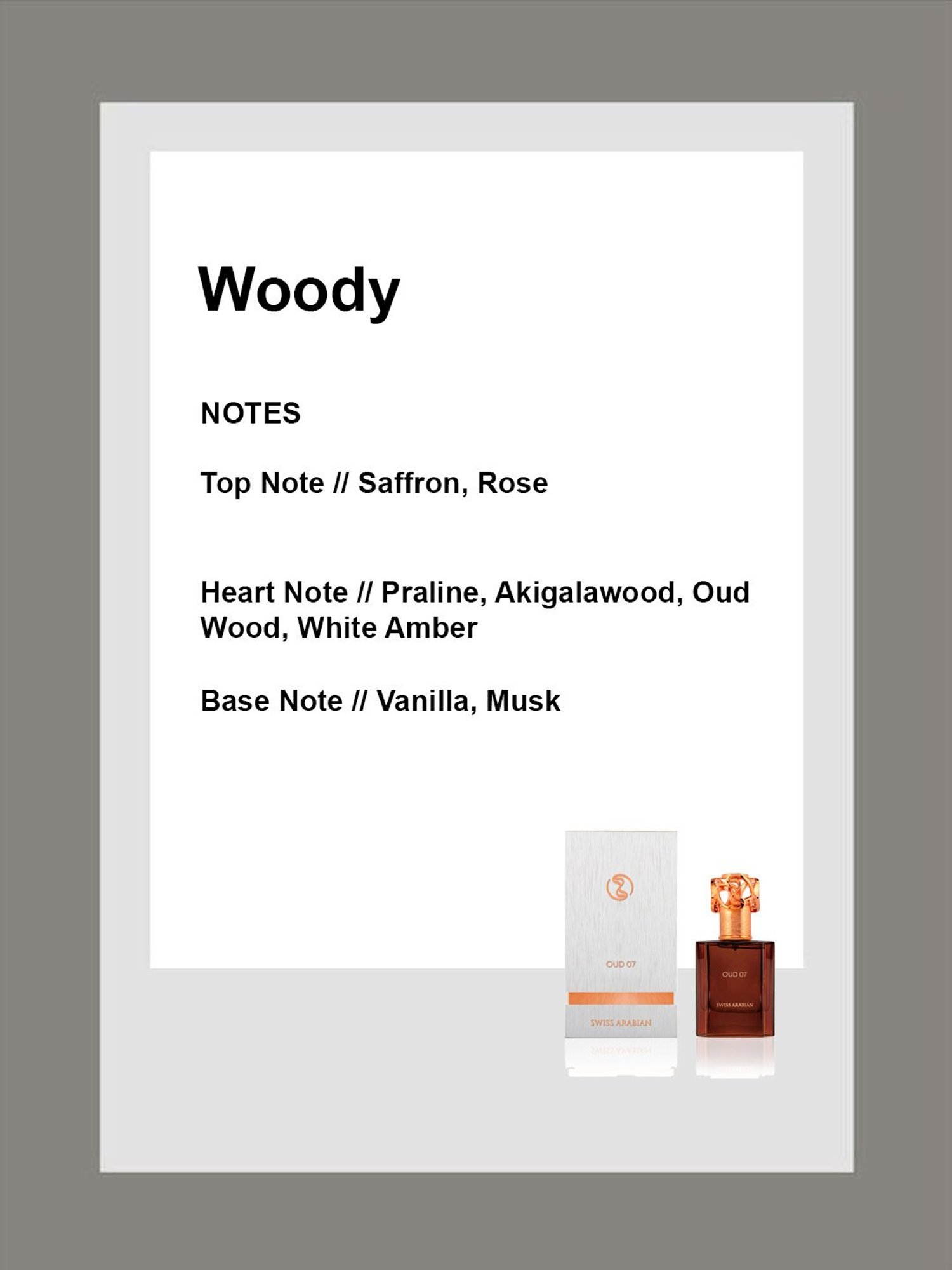 SWISS ARABIAN Oud 07 Eau de Parfum - 50 ml