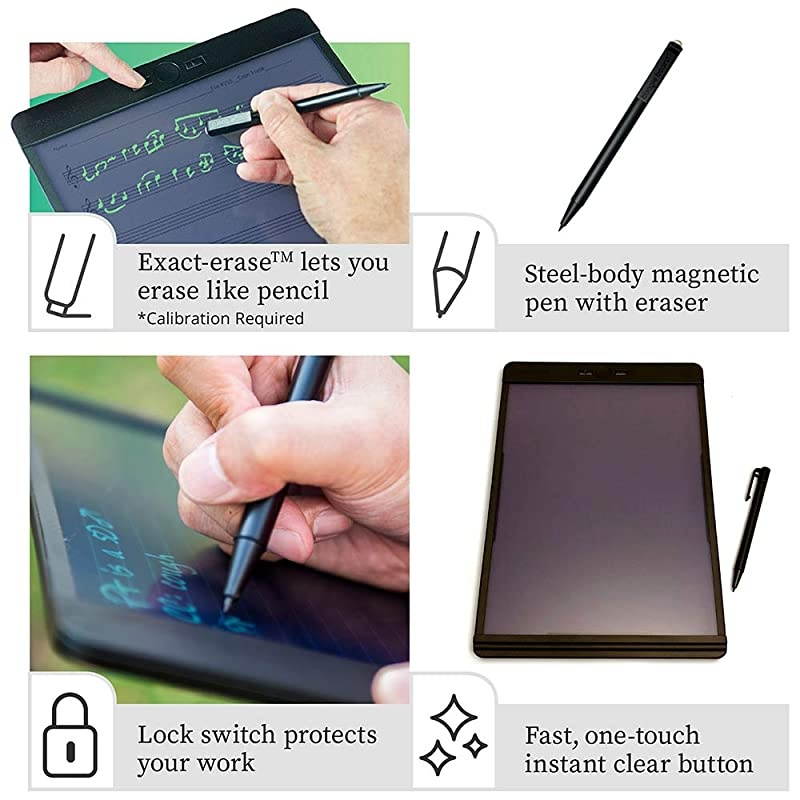 Blackboard Note 5.5 x 7.25 inches - Paperless Notepad - Authentic