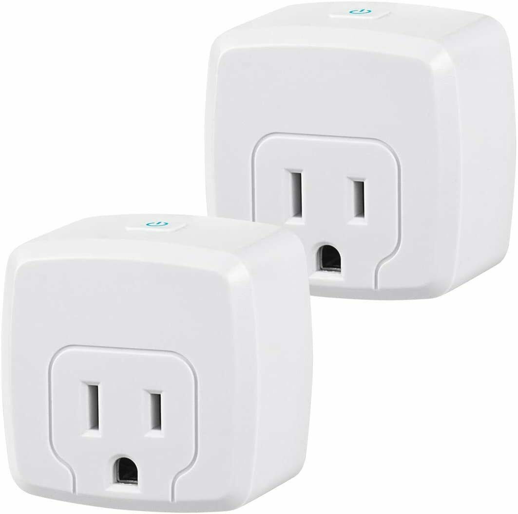 Mini Smart WiFi Plug Compble with Alexa/Google Home ETL Listed 2 Pack