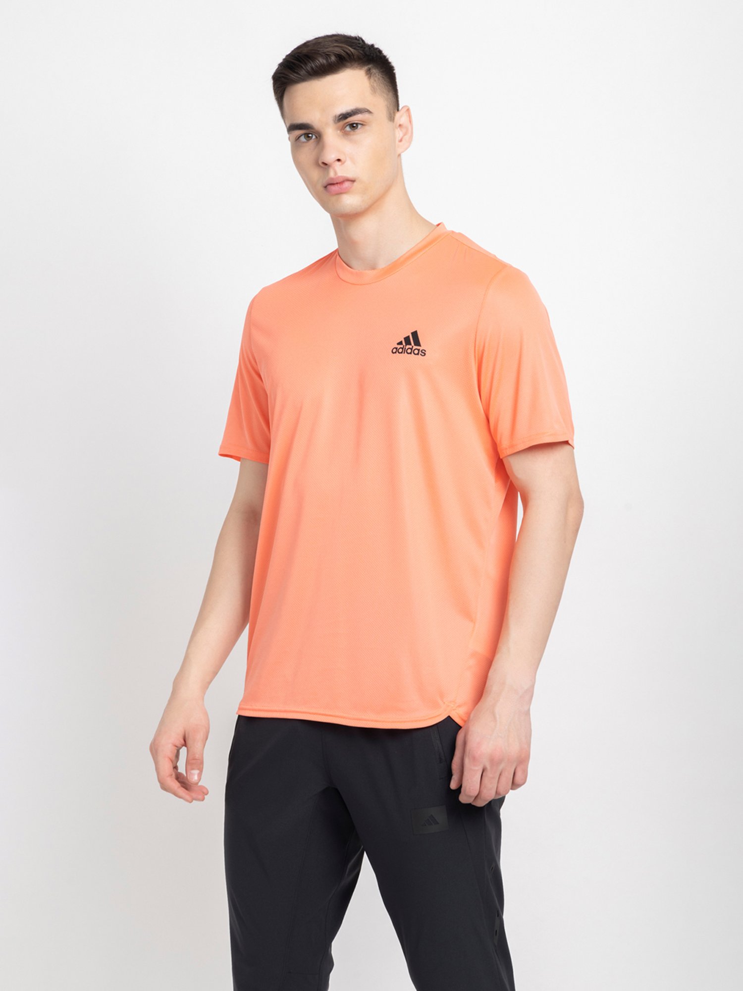 adidas Orange Regular Fit Aeroready Designed For Movement T-Shirt